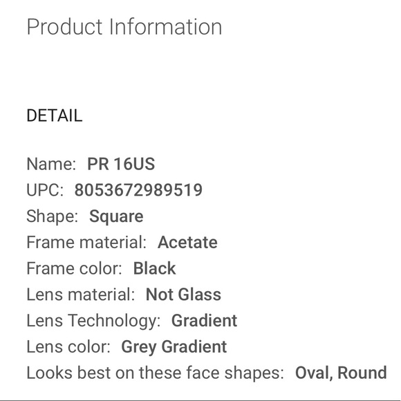 Prada Sunglasses - Black w/ Tortoise Detail Edge - Picture 4 of 4